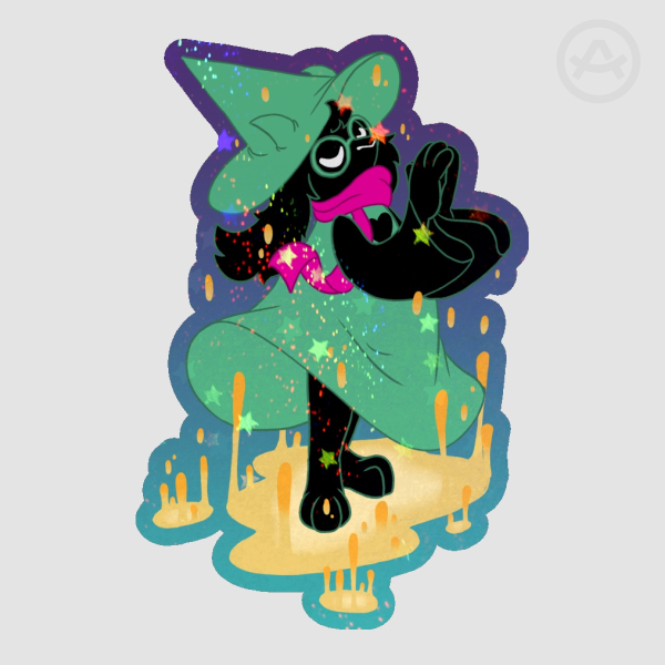Ralsei Magic (Unshaded) - Die Cut Sticker