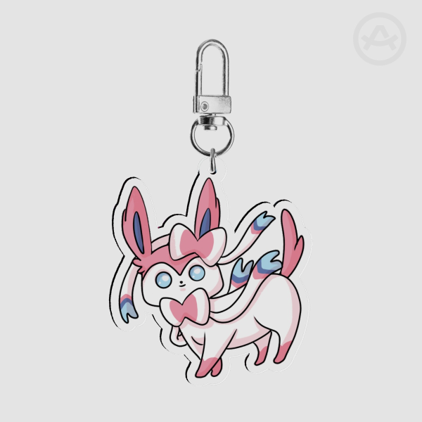 Sylveon Pokemon Keychain
