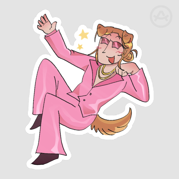 BIG DAWG Katie B sticker QSMP2