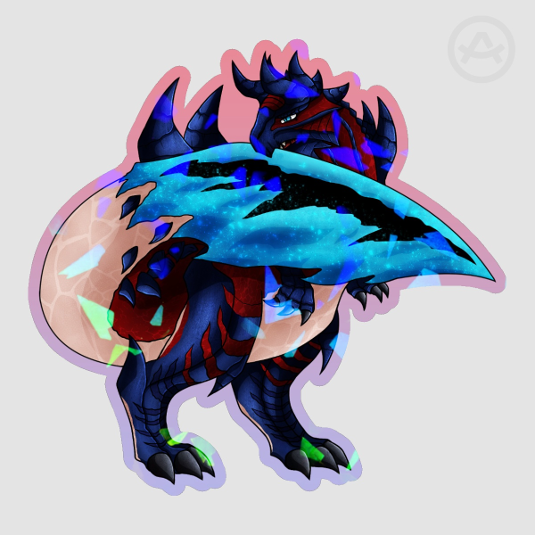 Glavenus Colored Edge Die Cut Sticker