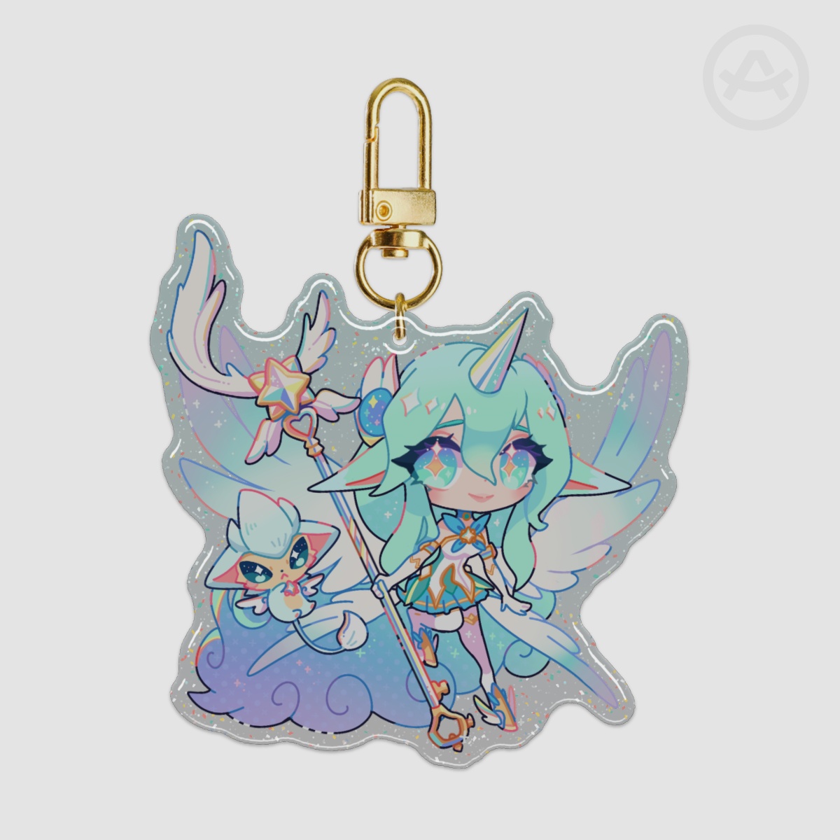 Star Guardian Ahri Keychain by Cinamon Cune - ACGGOODS
