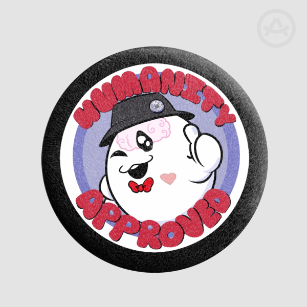 Humanity Approved Plush Badge