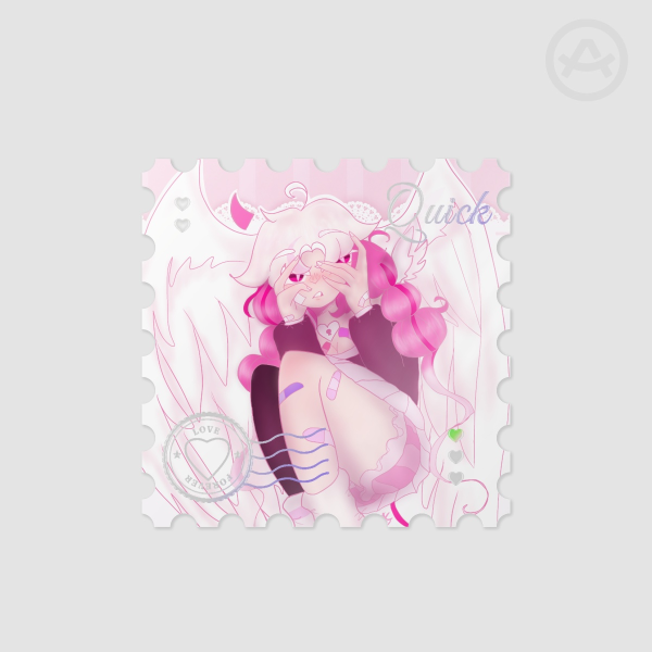 Kokoro Hot Stamping Stamp Stickers