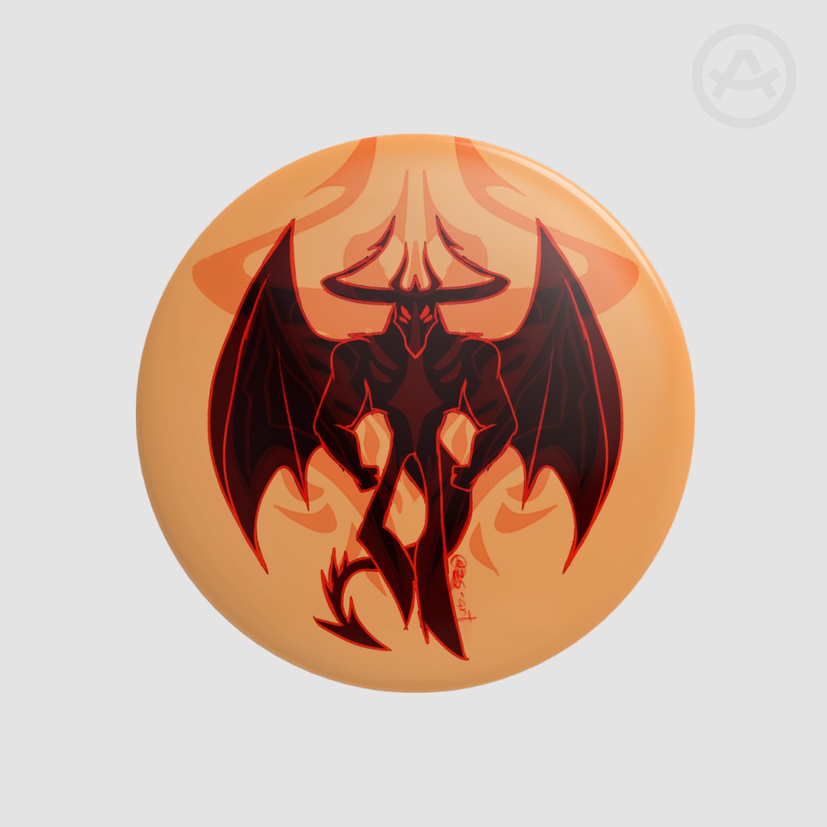 Satan Round Badges (Button Pins)