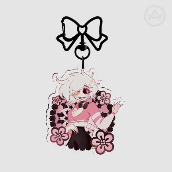 Angel Dust season two look keychain