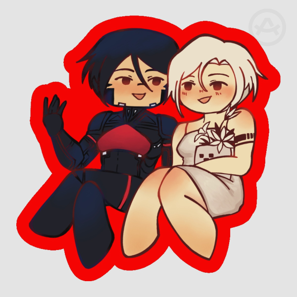 Signalis Elster x Ariane sticker
