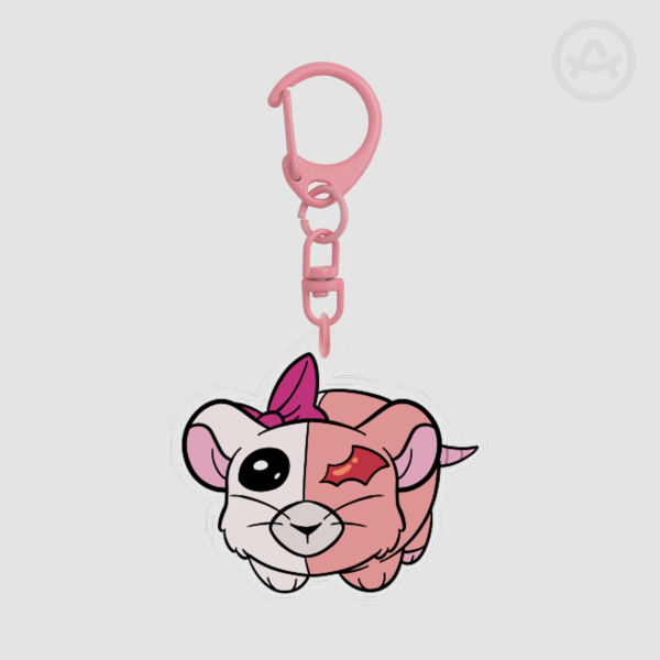 Monofae Hamster Meme Keychain