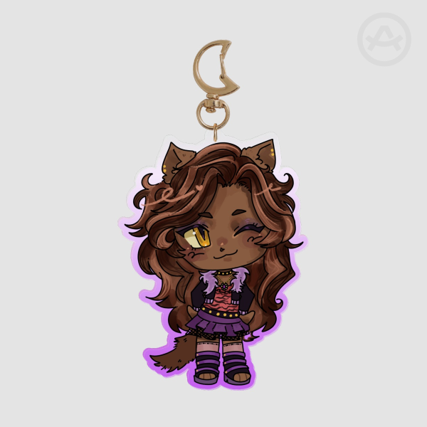 Clawdeen Wolf Keychain