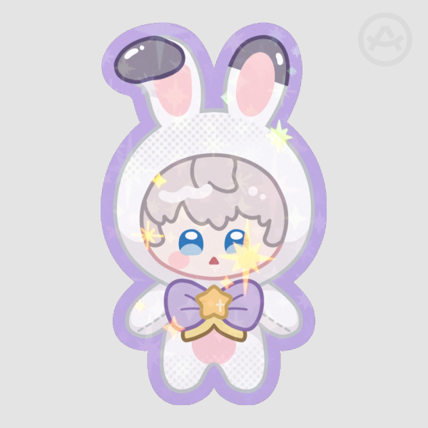 Fluffy Party Xavier Sticker - LADS
