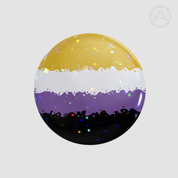 Nonbinary Pin - Pride [Button Pin]