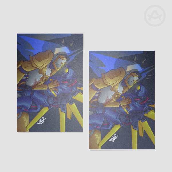 Gabriel and V1 Postcard