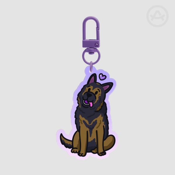 German Shepherd Keychain