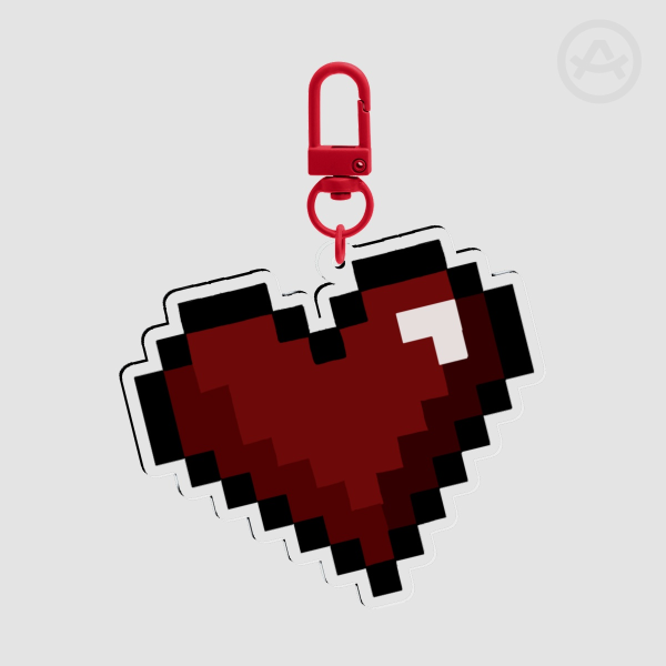 Red Heart - Acrylic Keychains