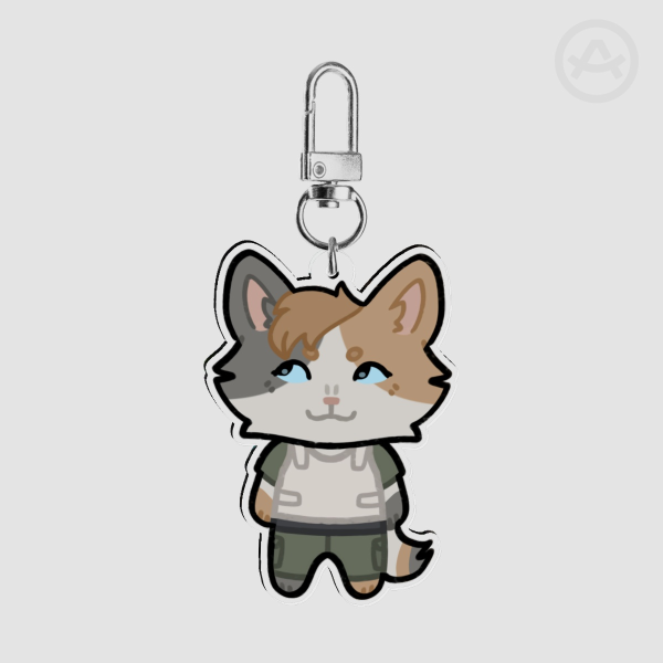 Rebecca Chambers Cat Keychain (Resident Evil 1)