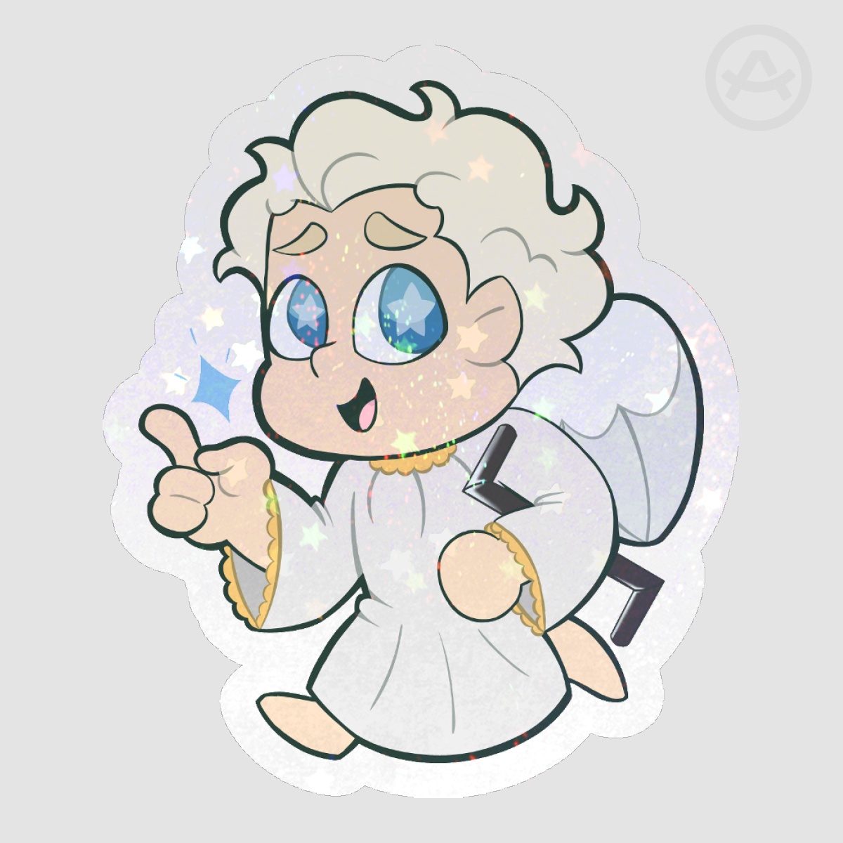 Aziraphale Heaven Sticker