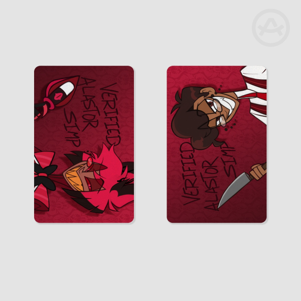 Verified Alastor Simp -  Pearl Paper Photocards