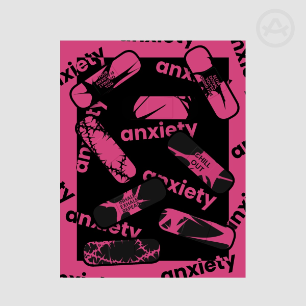 Anxiety Bandaids Sticker Sheet