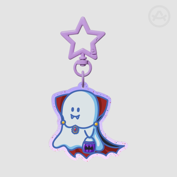 Costume Ghost Keychain