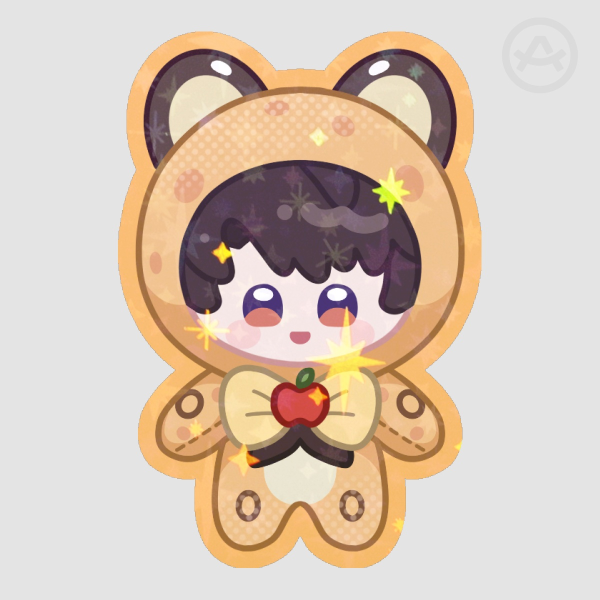 Fluffy Party Caleb Sticker - LADS