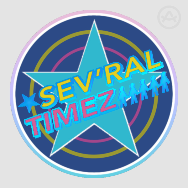 Sev'ral Timez | Blue Foil Sticker
