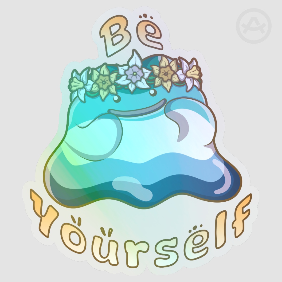 Pride Ditto - Gay Male Clear PET Vinyl Die Cut Stickers