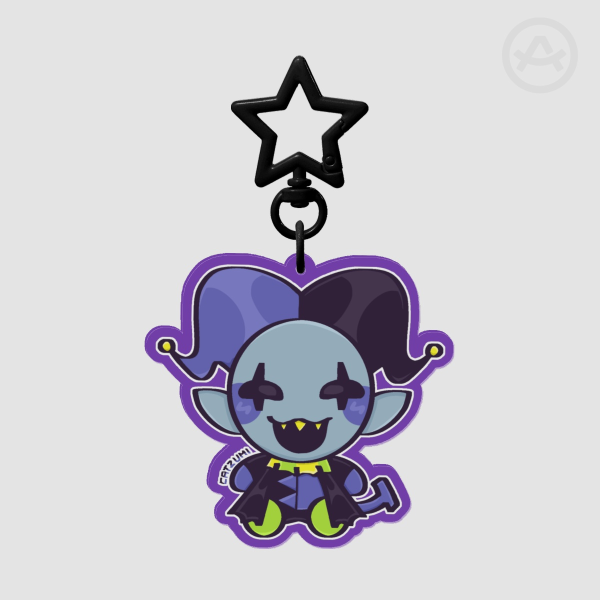 Jevil Deltarune I Acrylic Keychain