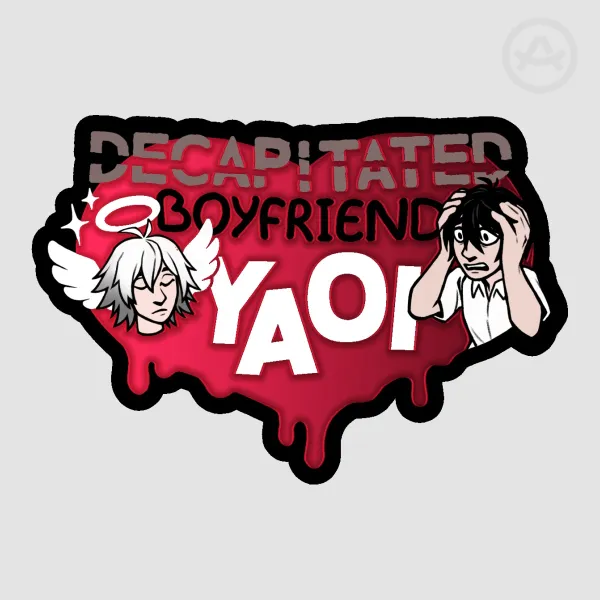 Weirdly specific yaoi trope sticker