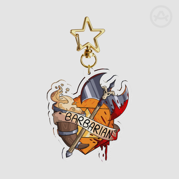 Barbarian - Dungeons and Dragons [Charm]