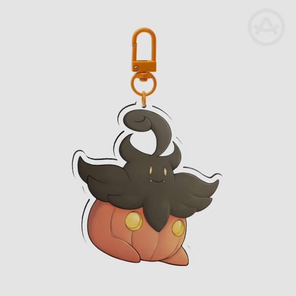 Pumpkaboo Clear Acrylic Keychains