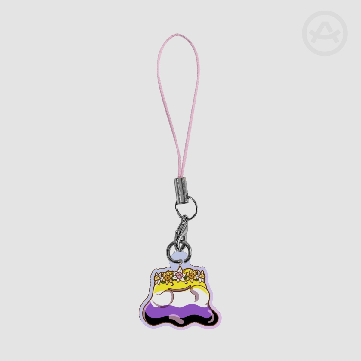 Pride Ditto - Nonbinary  Rainbow Acrylic Keychains