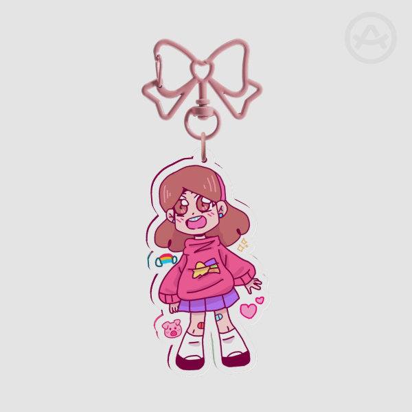 Mabel Pines Clear Acrylic Charm 💗