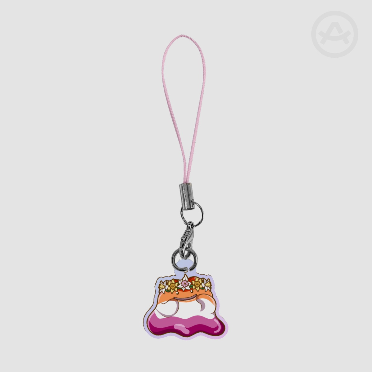 Pride Ditto - Lesbian  Rainbow Acrylic Keychains
