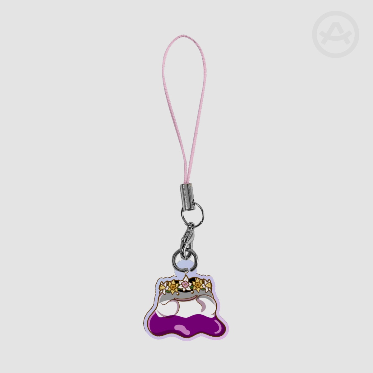 Pride Ditto - Asexual  Rainbow Acrylic Keychains