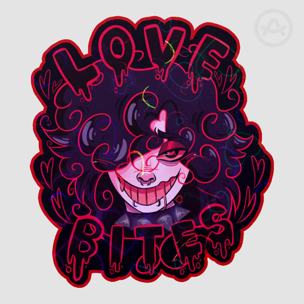 John Doe (Game) // Colored Edge Die Cut Sticker