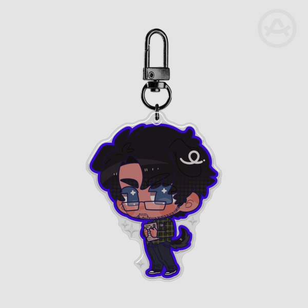 Inu Will Graham Epoxy Clear Acrylic Keychains