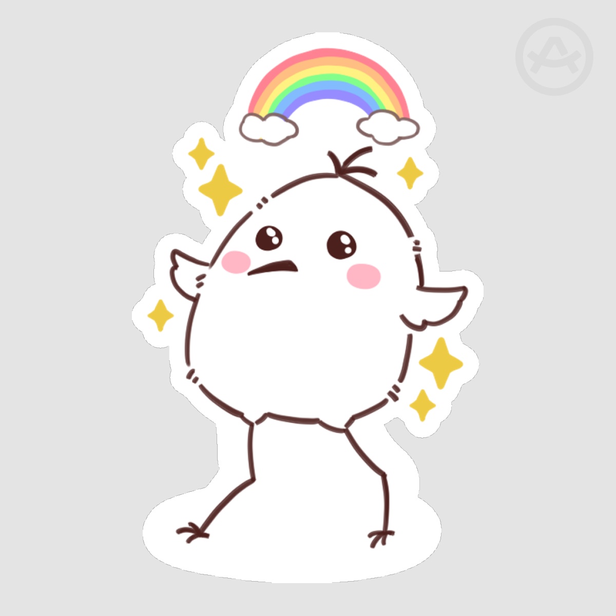 Gen-Birbo Die Cut Sticker C