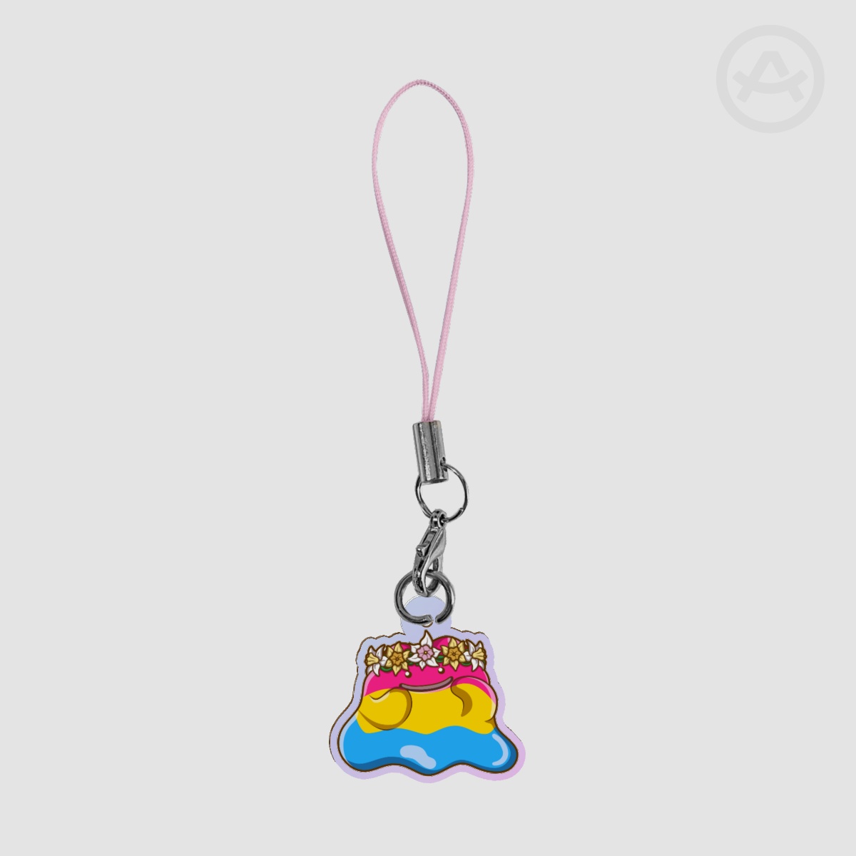 Pride Ditto - Pansexual  Rainbow Acrylic Keychains