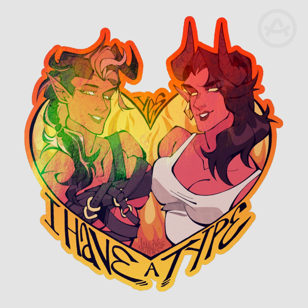 I HAVE A TYPE Sticker