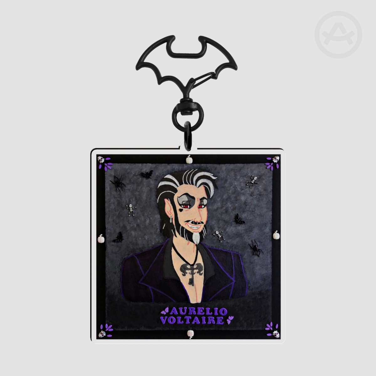 Aurelio Voltaire In Don Bluth's Art Style Keychains