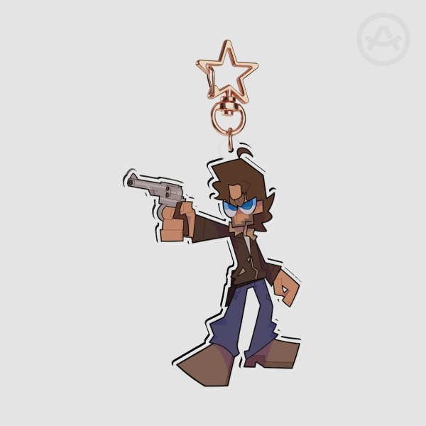 TWD Rick Grimes keychain