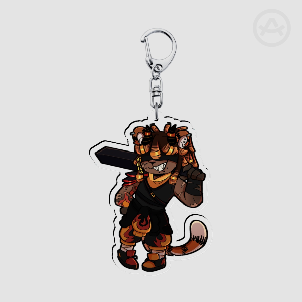 Flamefrags keychain