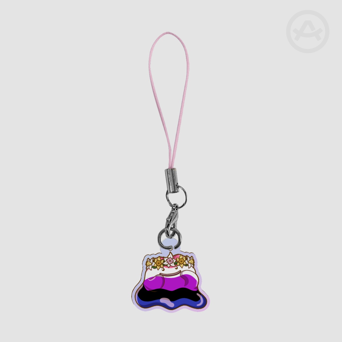 Pride Ditto - Genderfluid  Rainbow Acrylic Keychains