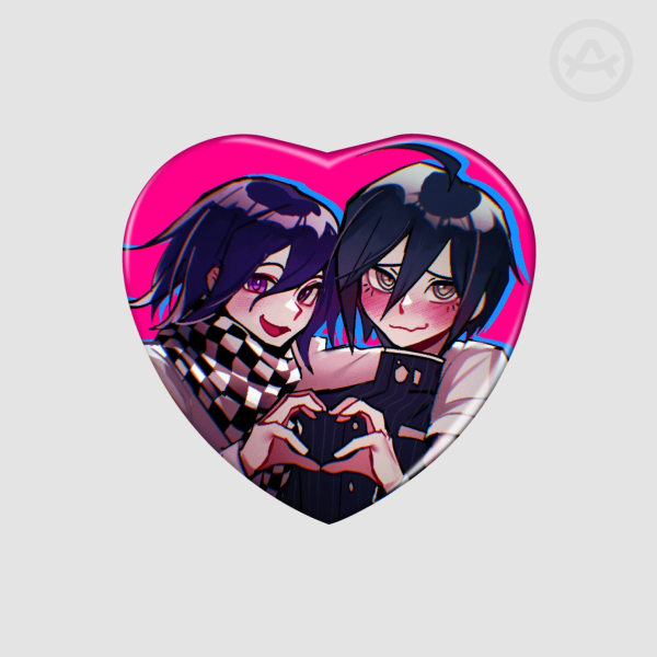 SaiOma Heart Shape Badge