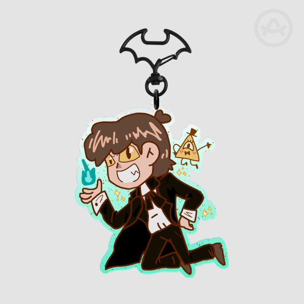 Bipper Glitter Acrylic Charm ✨