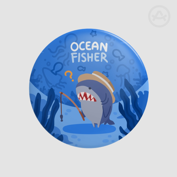 Ocean Fisher FFXIV Title Badge