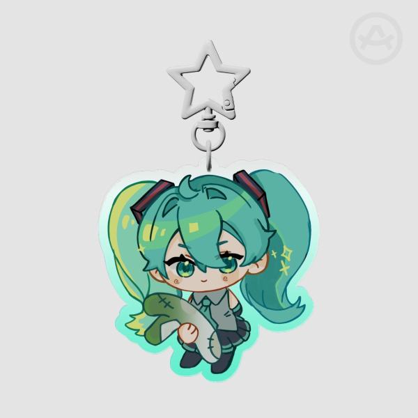 Miku keychain