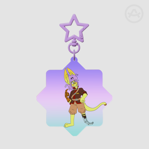 KoraKyrath Fatesong - Colored Acrylic Keychain
