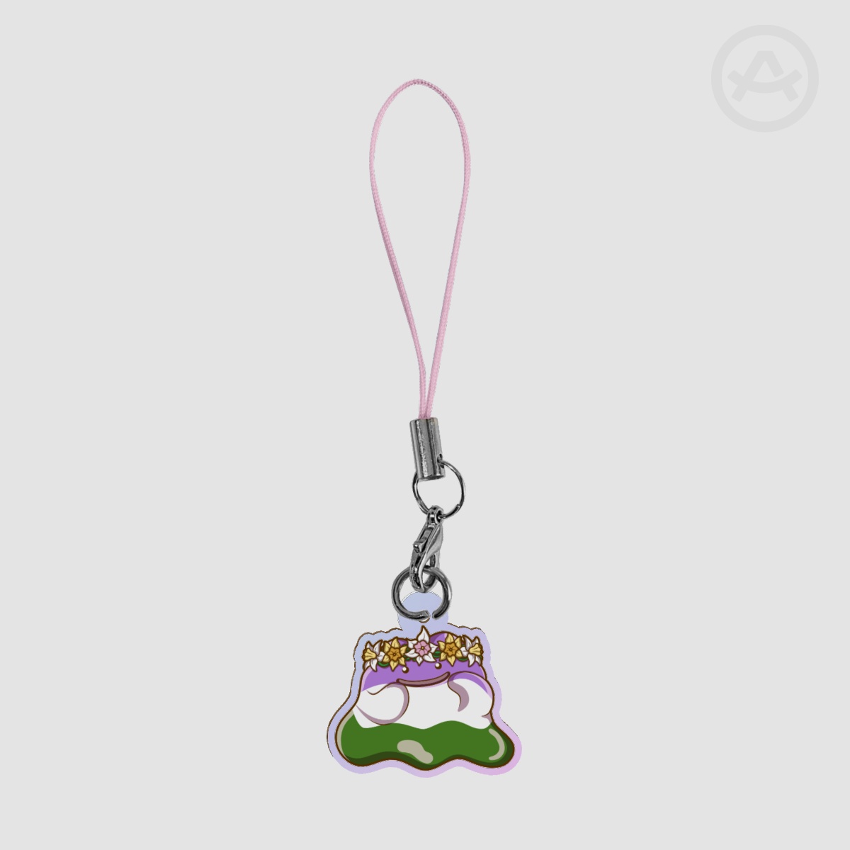 Pride Ditto - Genderqueer  Rainbow Acrylic Keychains