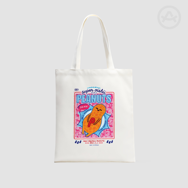 Super Oishii Salty Peanut - Canvas Totebag 35x40cm