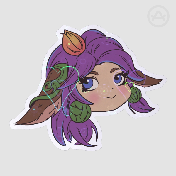 Lillia Die Cut Sticker